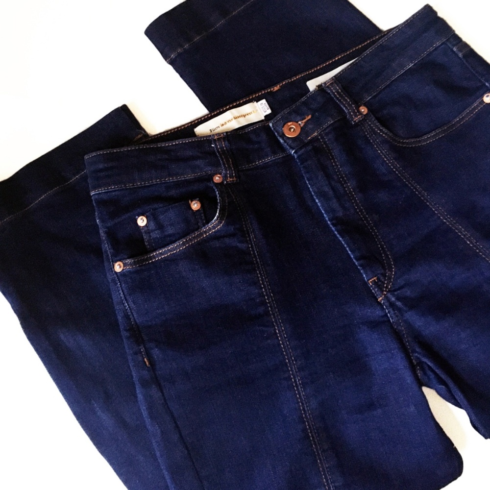 Anthropologie Pilcro Cropped Ankle Jeans